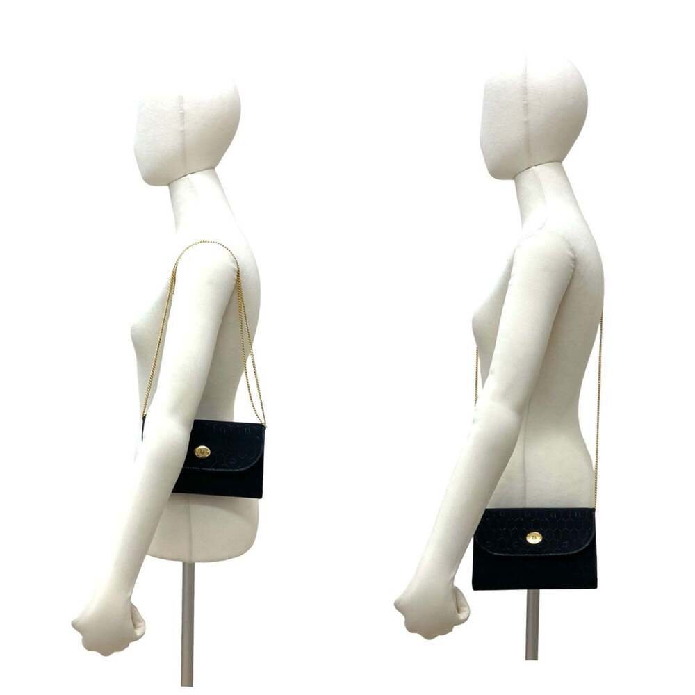 CHRISTIAN DIOR Black Canvas Shoulder Bag - Picture 2 of 9